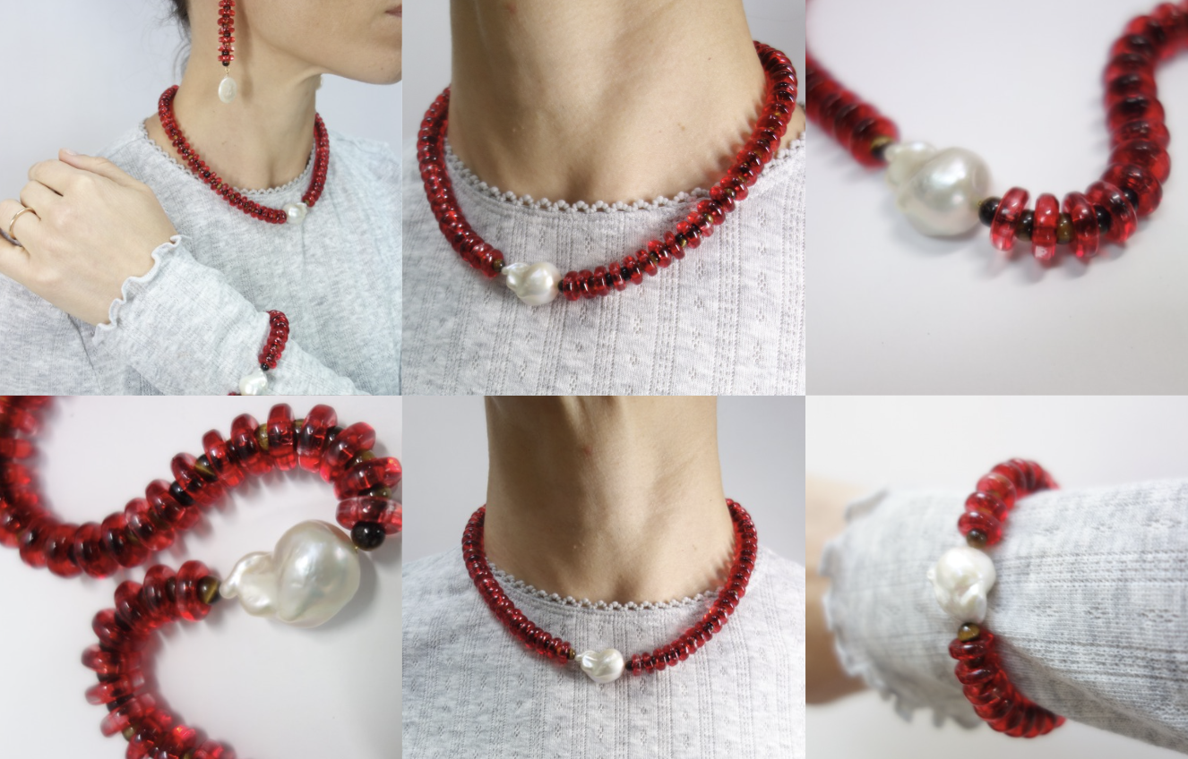 アクセサリー WANCHOR Natural Azurite Malachite Necklace | Vegan Cord | Only 8 Available